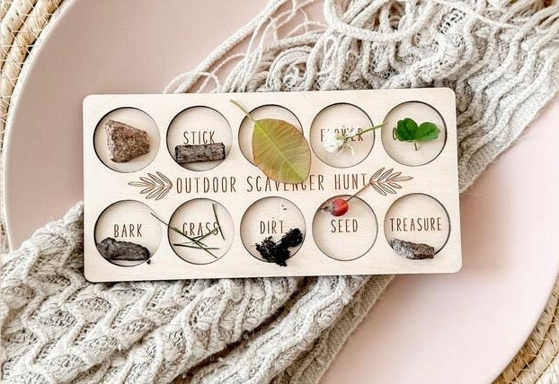 Nature Scavenger Hunt Board