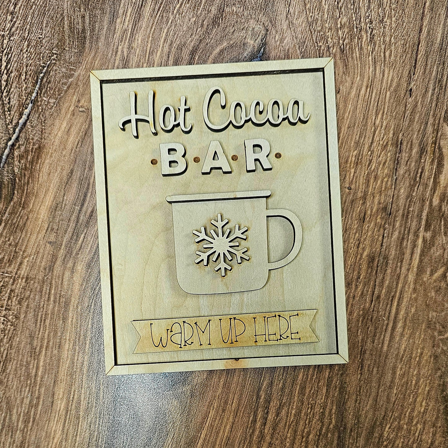DIY Hot Cocoa Sign