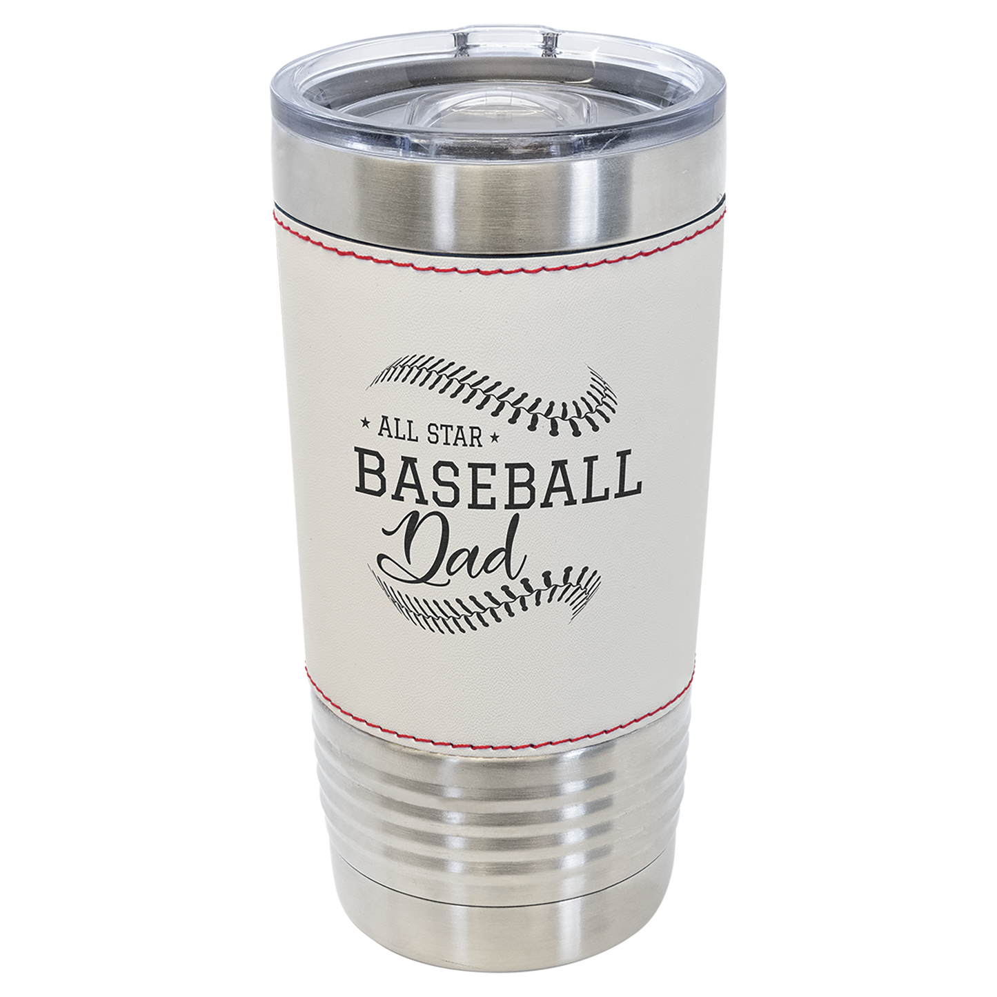 20oz Personalized Sports Tumbler Baseball