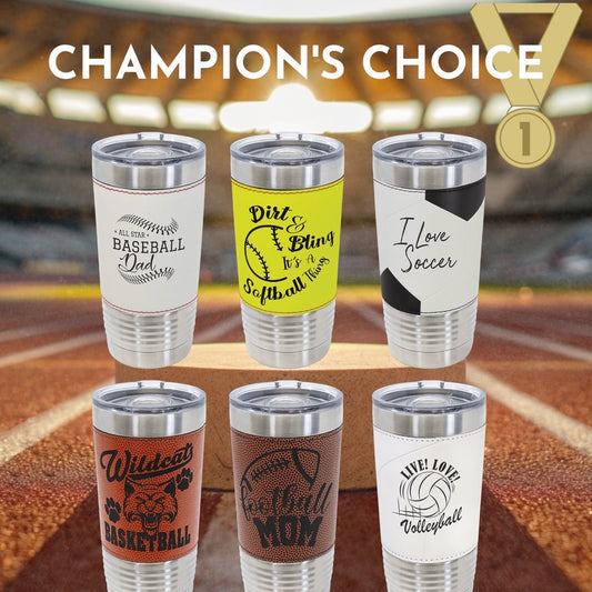 20oz Personalized Sports Tumblers