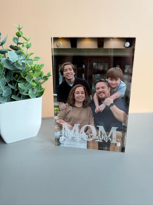 Personalized Photo Frame – Personalized Acrylic Picture Frame (4x6”)