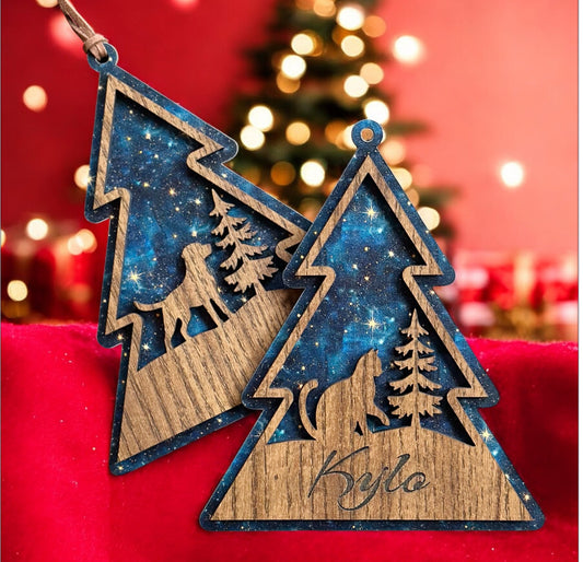 Custom Pet Silhouette Ornament