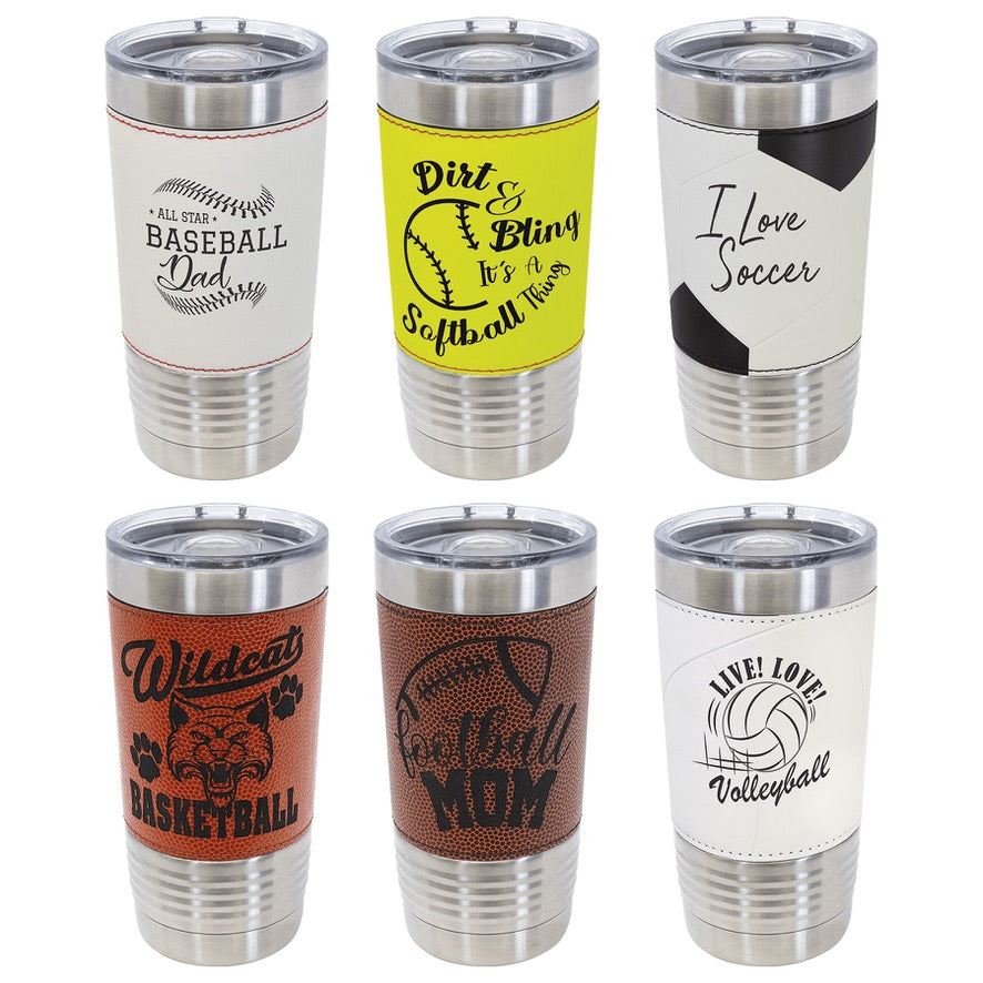 20oz Personalized Sports Tumblers