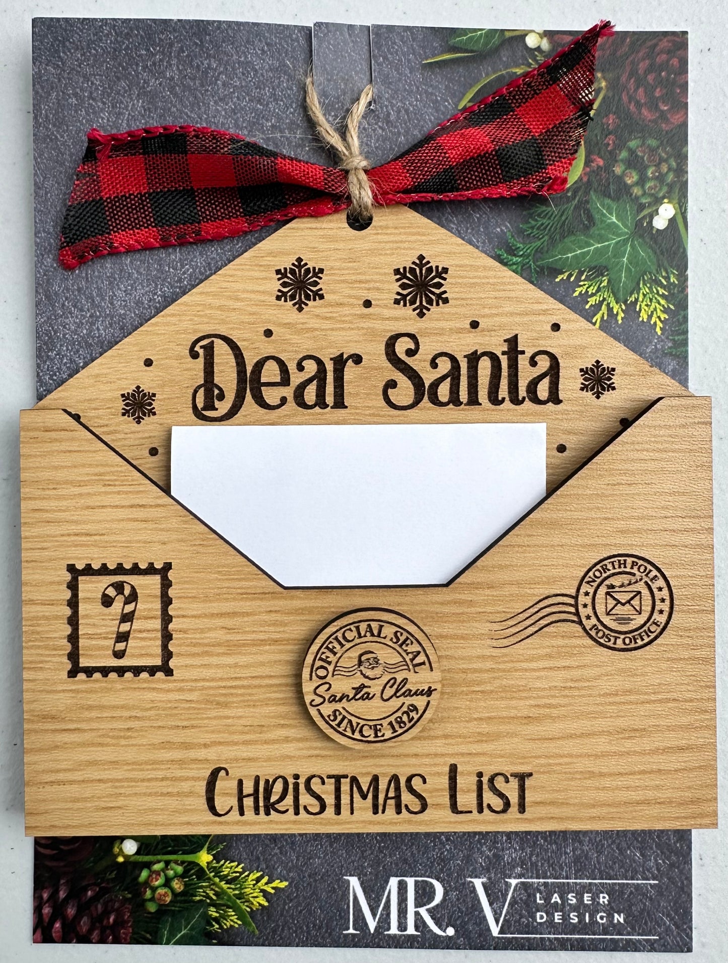 Christmas List Holder Ornament