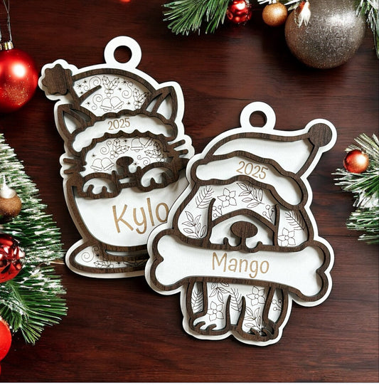 Custom Pet Motif Ornament
