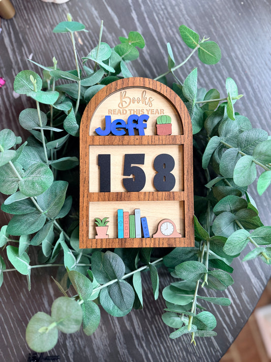 Personalized Book Counter