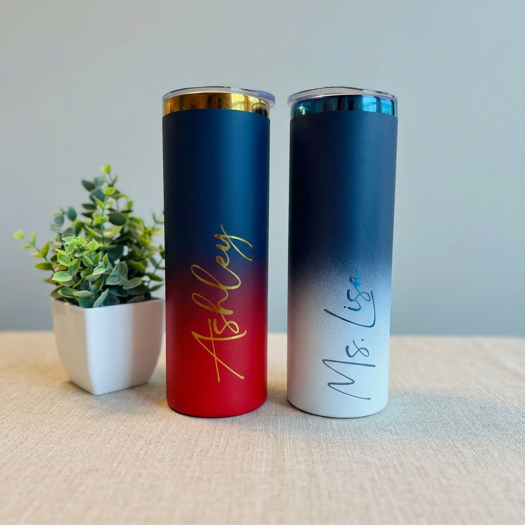 Skinny Drink Tumbler Personalized with name