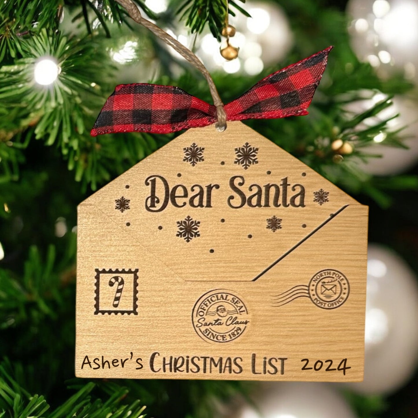 Christmas List Holder Ornament