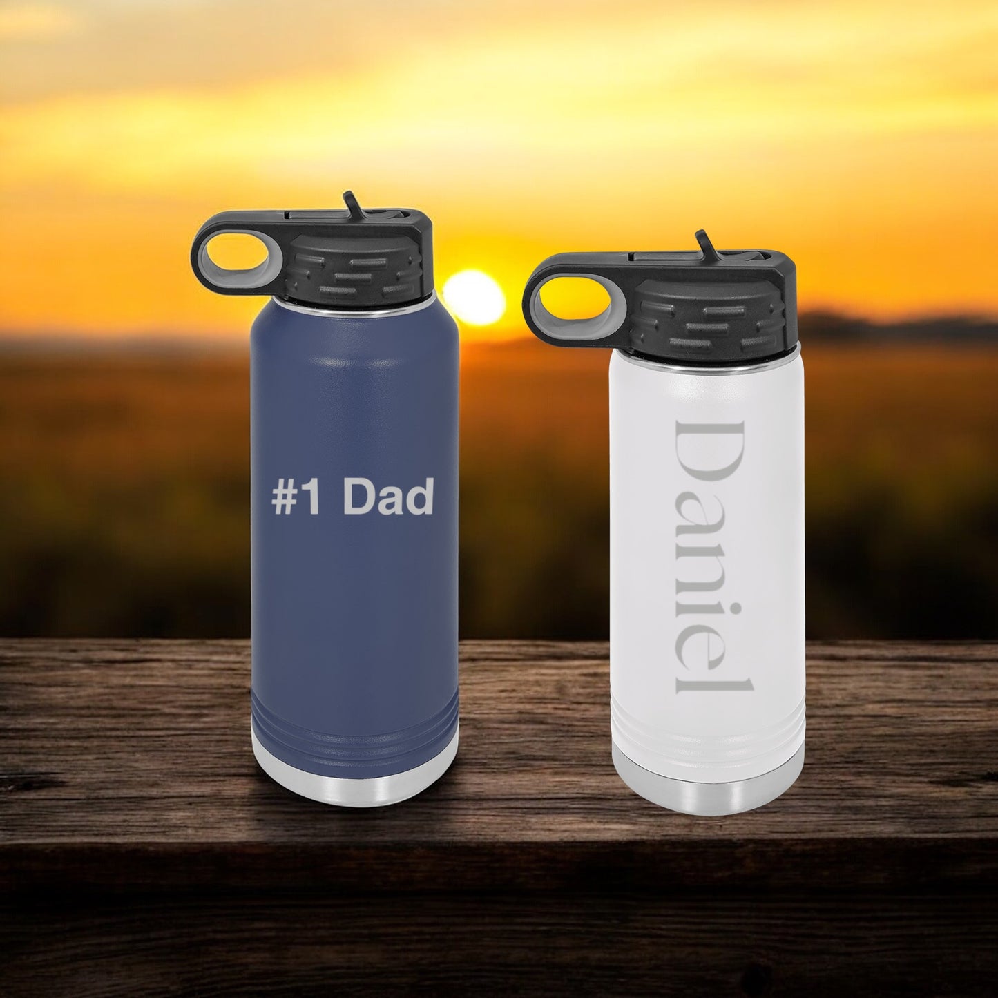 20oz and 32 oz Personalized Water bottle