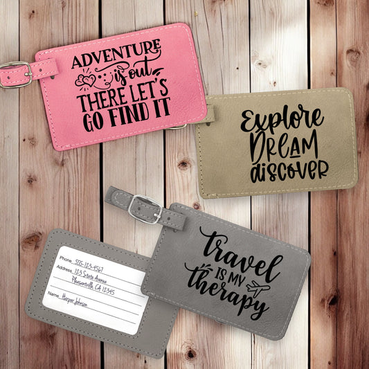 Engraved Luggage Tags