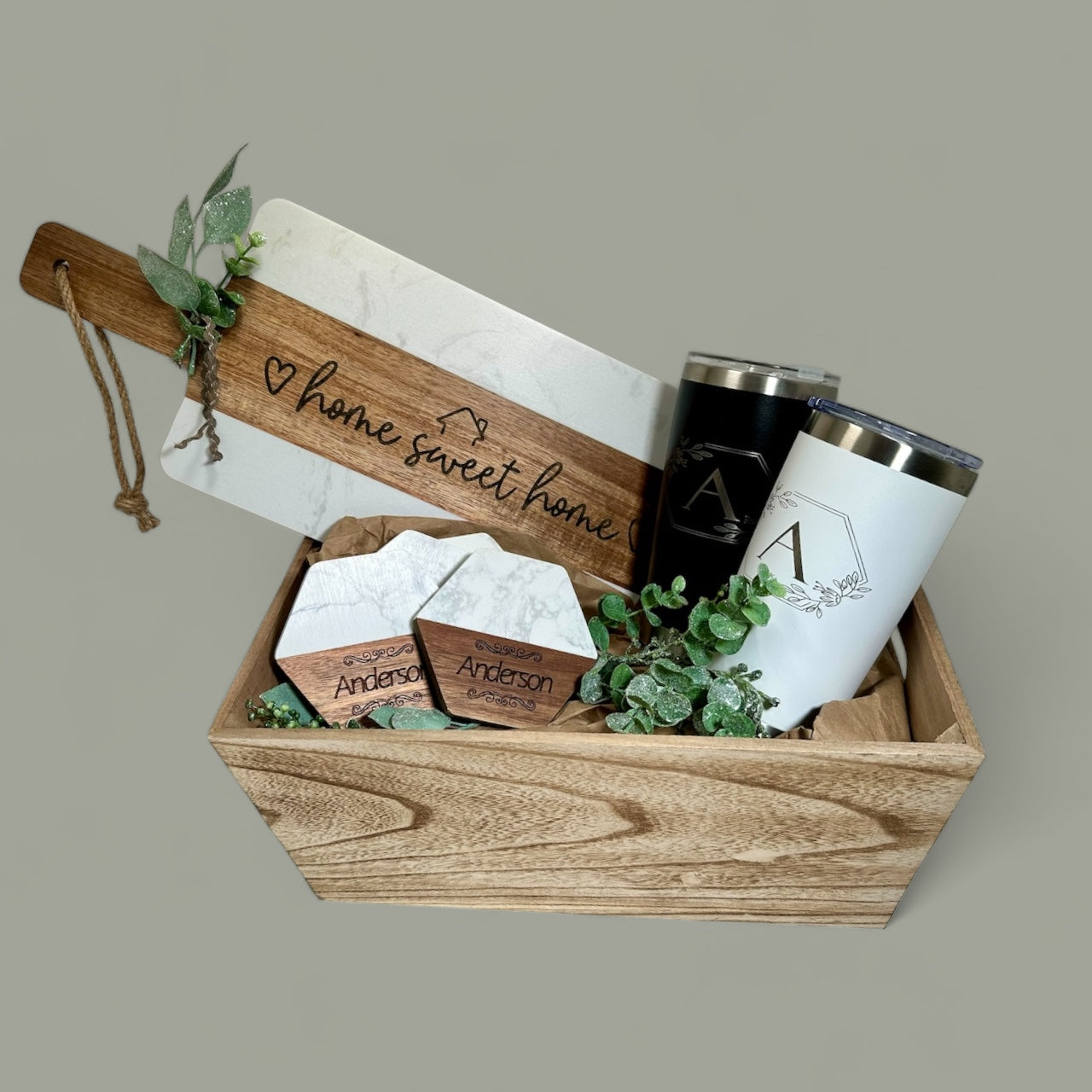 Personalized Realtor Gift Basket