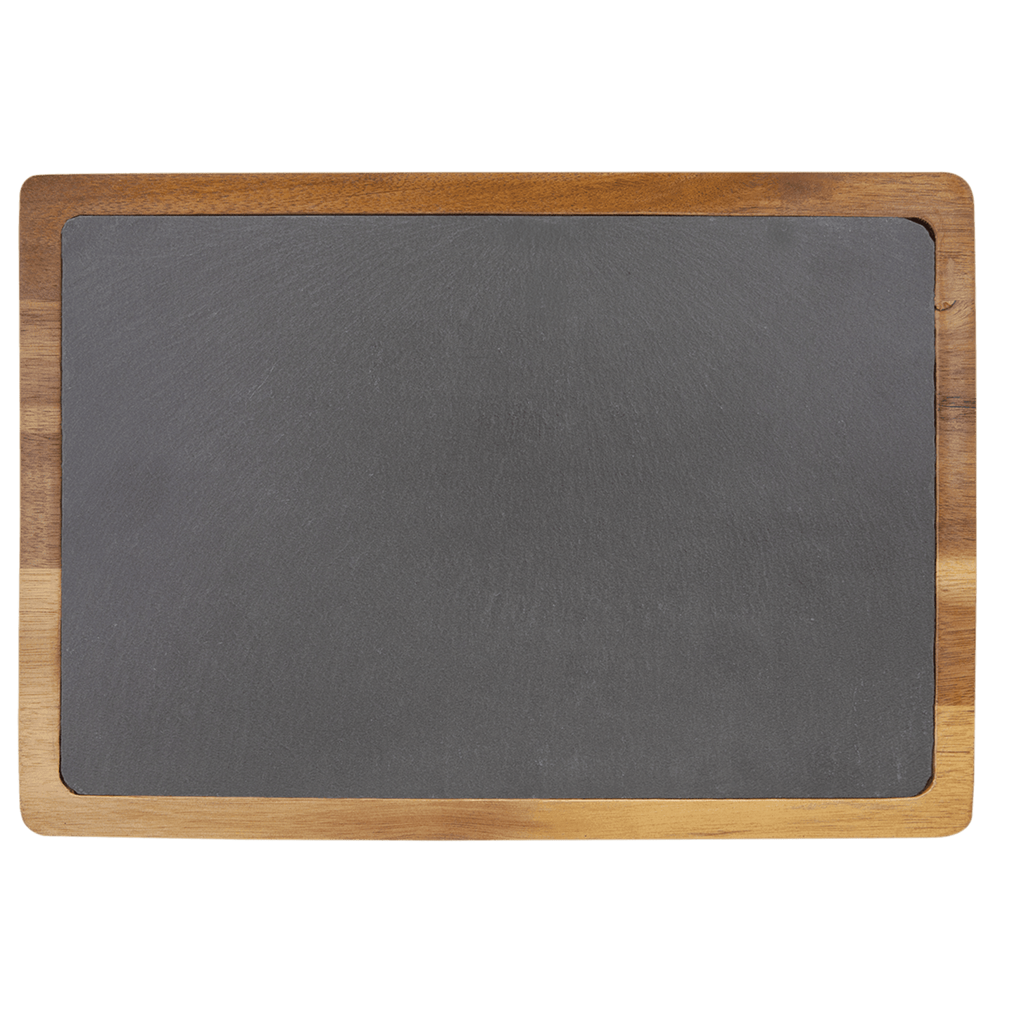 Acacia Wood and Slate Board