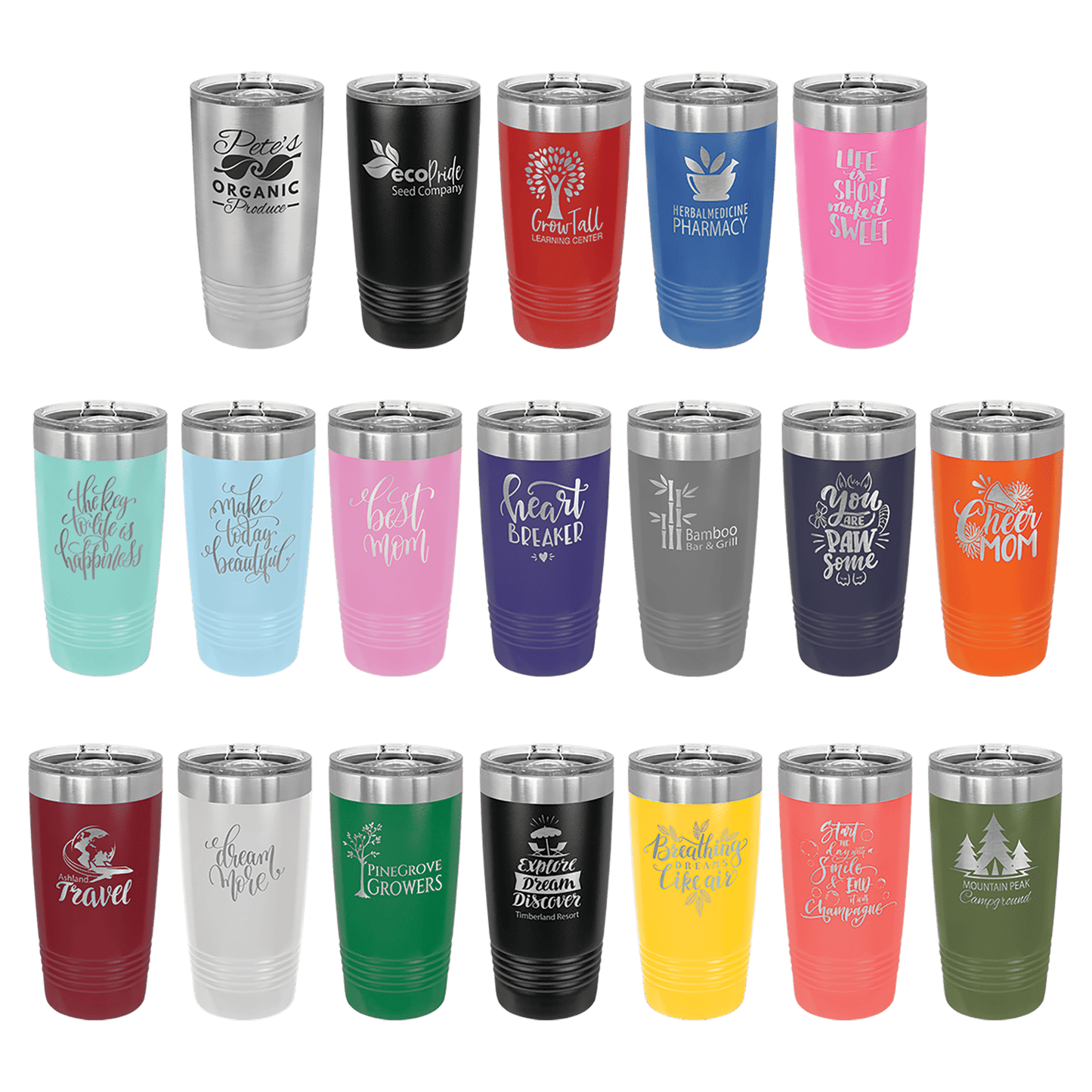 Polar Camel 20 oz. Custom Logo Tumbler