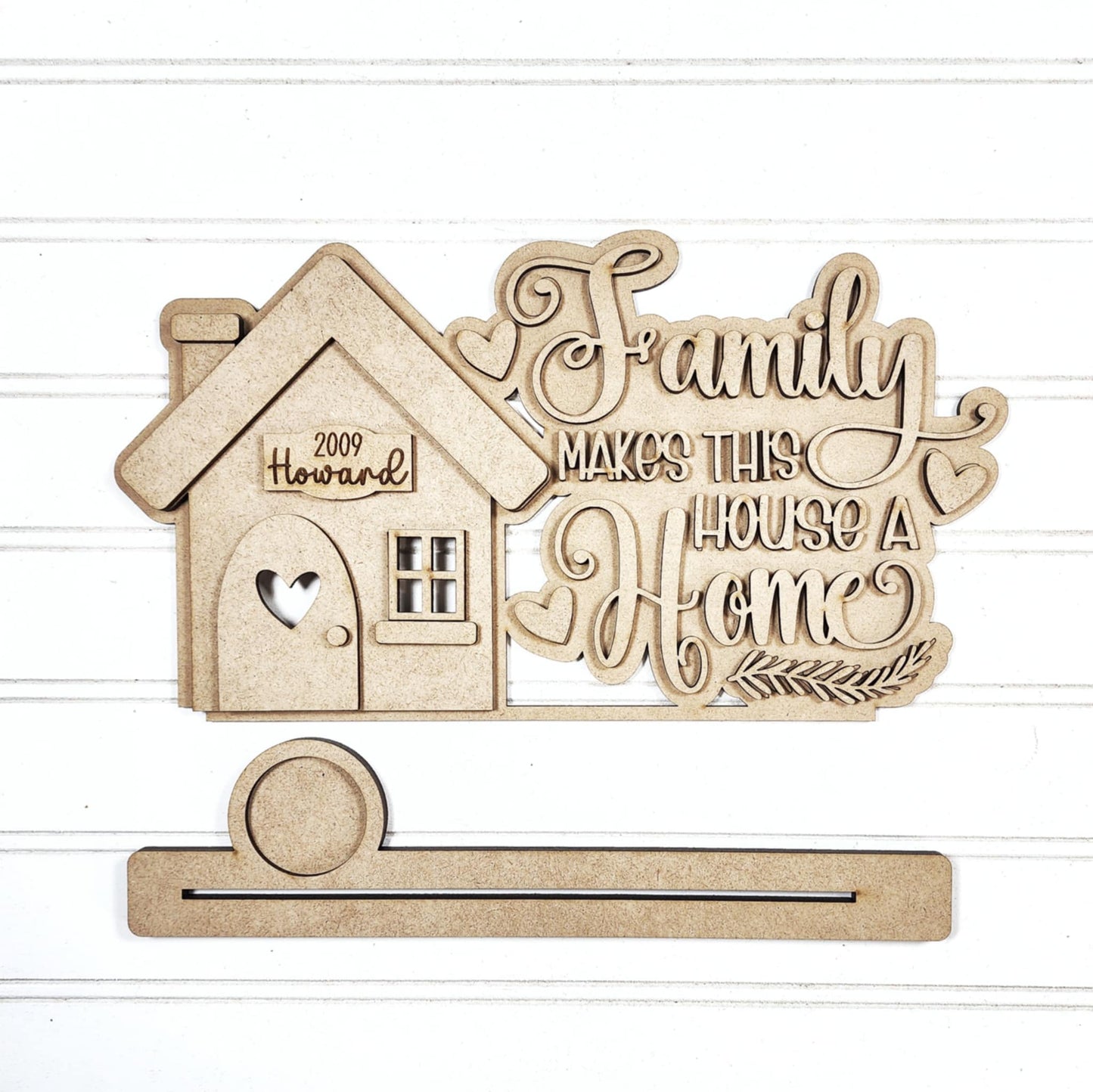 DIY Family Home Word Art