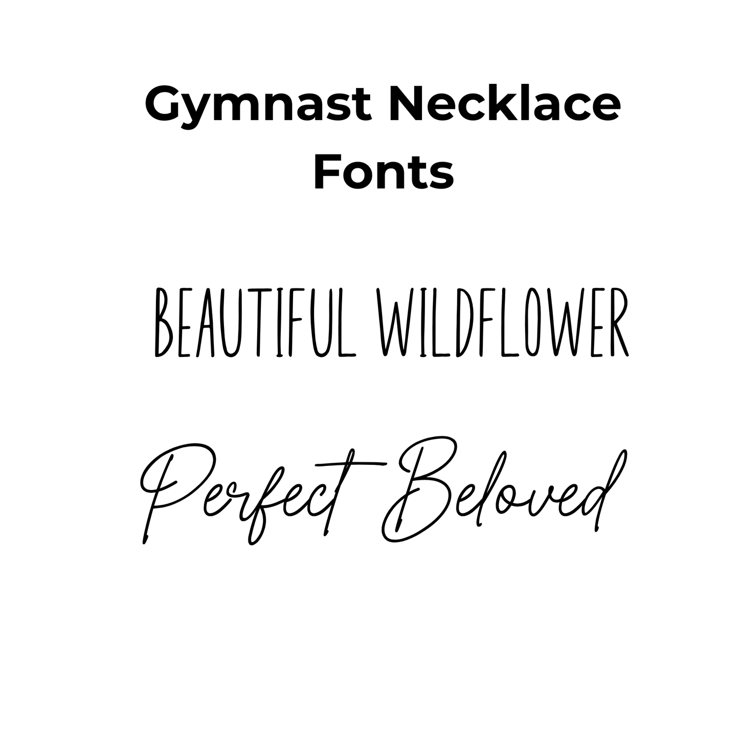 ACPR Gymnast Necklace